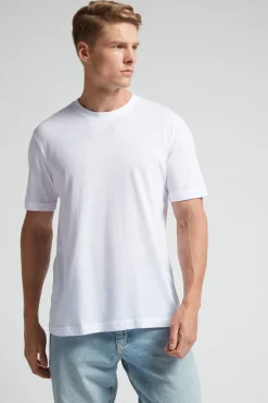 T-shirt regular fit en coton Superior ultra fin