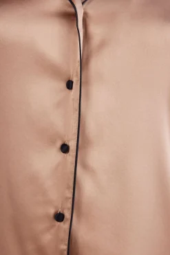 Veste en soie coupe masculine
