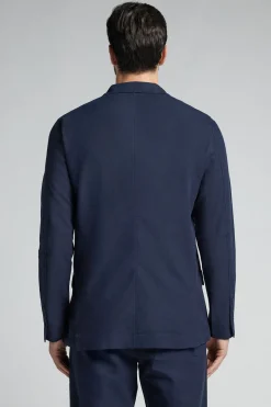 Veste en toile de lin et coton